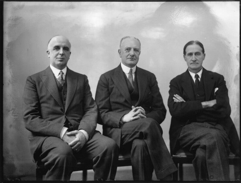 George ernest may, 1st baron may and two others npg x150163