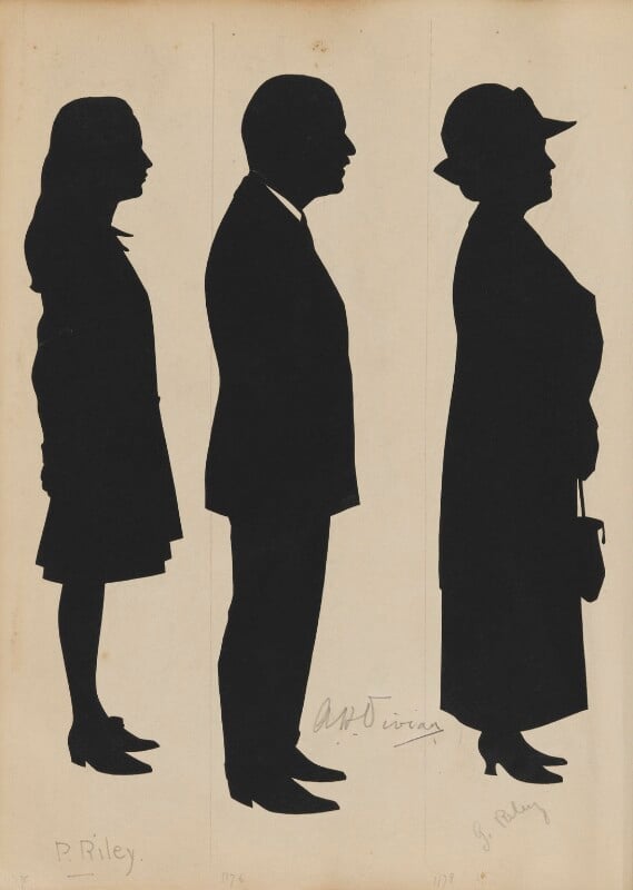 Tourists on the west pier, brighton (p. riley; a.w. vivian (or a.h. vivian); g. riley) npg d46463