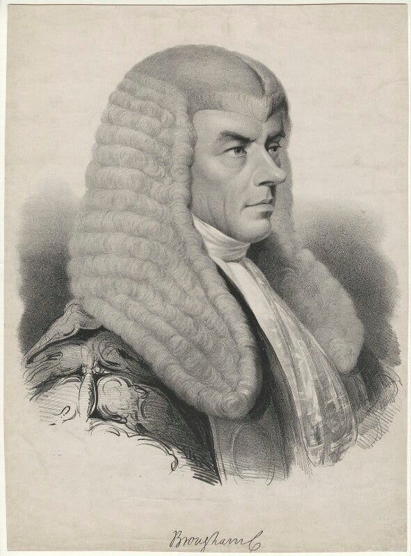 Henry brougham, 1st baron brougham and vaux npg d32203
