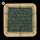 Inscription on Monument (relates to David Livingstone) NPG D18413
