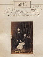 Henry Delacour De Brisay; Jane Marguerite De Brisay; Jane Amelia De Brisay (née Marett) NPG Ax55765