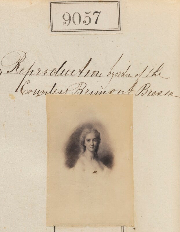 'reproduction by order of the countess brumont[?] brezia[?]' npg ax58880