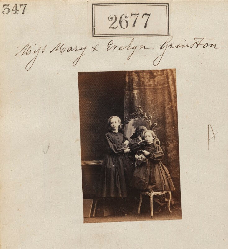 Mary green (née grimston); evelyn horatia pryor (née grimston) npg ax52066
