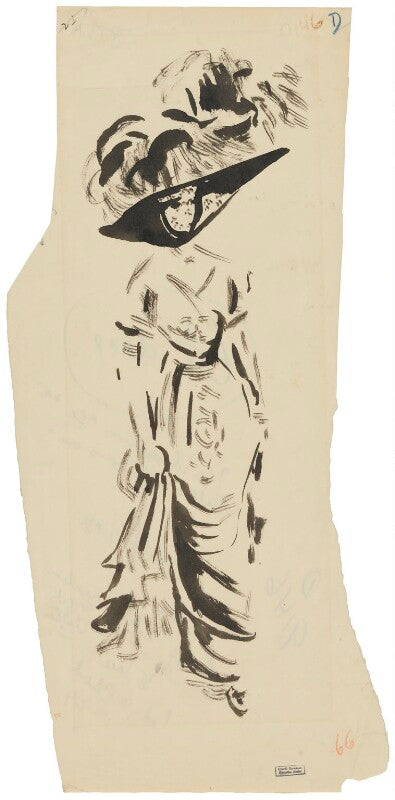 A lady of fashion of circa 1910 (unknown sitter) npg d3623