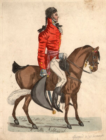 Charles Stanhope, 4th Earl of Harrington ('A noble aiddecamp') NPG D9038