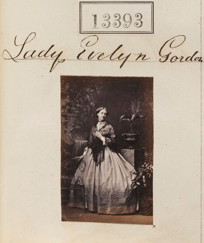 Evelyn Elizabeth (née Gordon), Countess of Ancaster NPG Ax63026