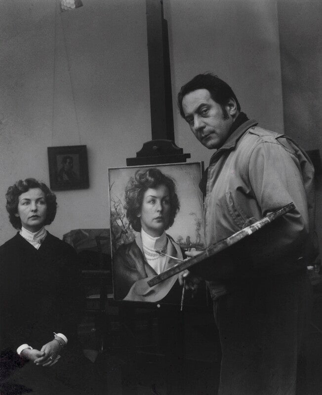 Deborah vivien cavendish (née freeman mitford), duchess of devonshire; pietro annigoni npg x195045