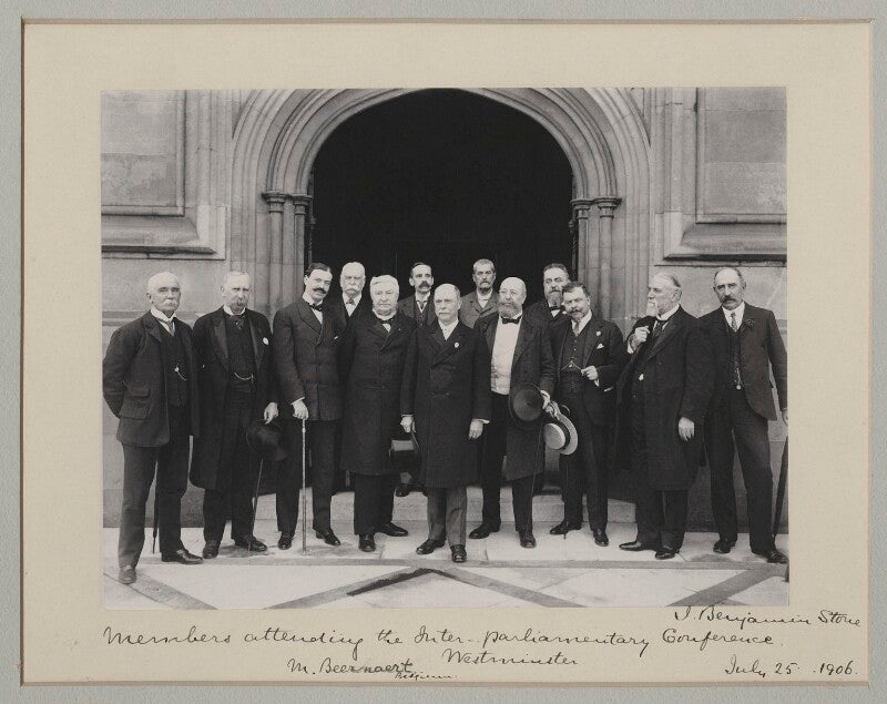 'members attending the inter parliamentary conference' npg x135542