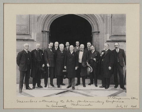 'Members attending the Inter-Parliamentary Conference' NPG x135542