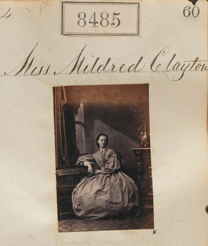 (Frances) Mildred Clayton ('Miss Mildred Clayton') NPG Ax58307