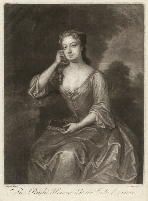 Frances carteret (née worsley), lady carteret npg d32715