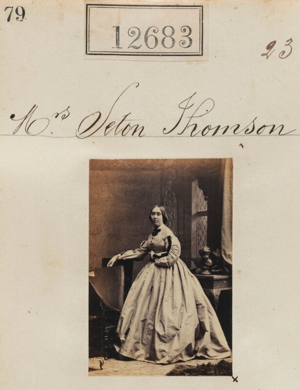 Mrs seton thomson npg ax62327