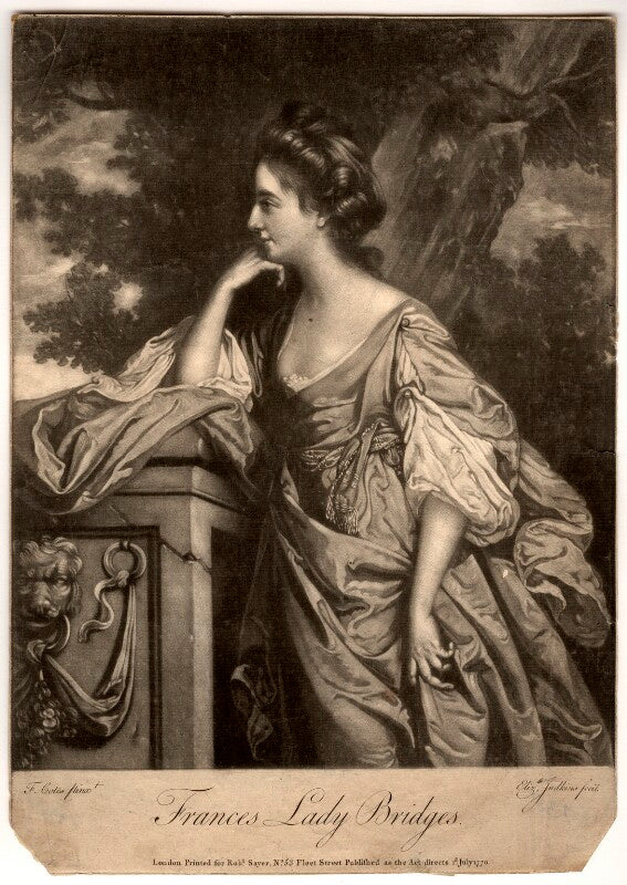 Frances (née Fowler), Lady Bridges Portrait Print – National Portrait ...