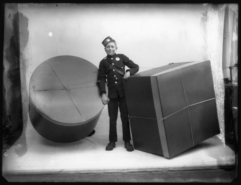 'boy with hat boxes' npg x103818