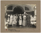 King George V and Queen Mary visiting the Red Cross War Hospital, Torquay NPG x136886