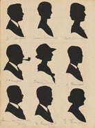 A.T. Budgell; Jessica Evershed; Dorothy Brennan; J.B. Crawford; Blanche Dunford; C. Renshaw; Jamnadas Dwarkadas; D. Rajagopal; E. Thomas NPG D46595