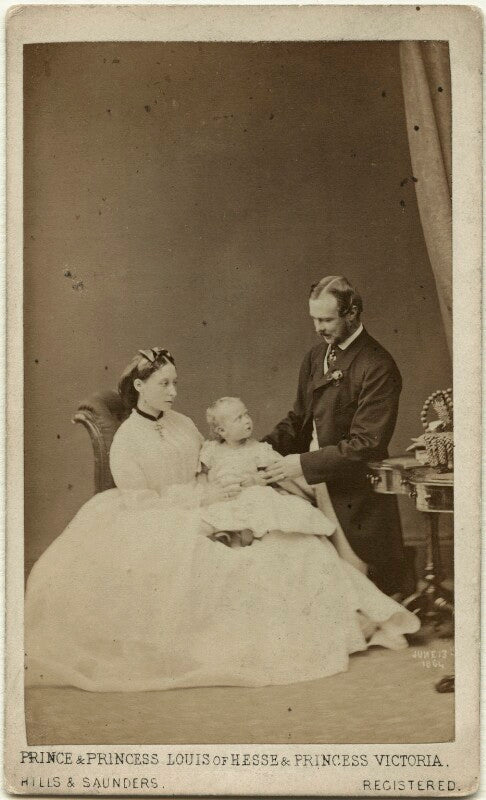 The duke and duchess of hesse and by rhine with their eldest daughter npg x35076