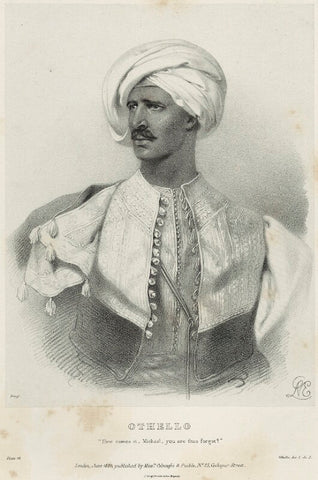 Charles Kemble as Othello NPG D22332