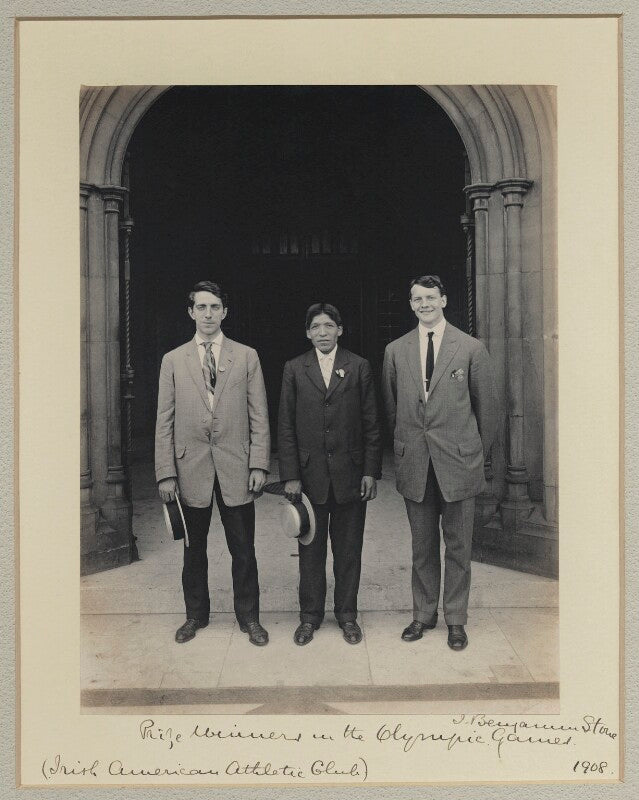 Prize winners in the olympic games (irish american athletic club)' (jim sullivan; louis tewanima; robert cloughen) npg x131229