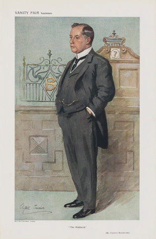 Clarence Francis Ravenscroft ('Men of the Day. No. 1261. "The Birkbeck."') NPG D45591