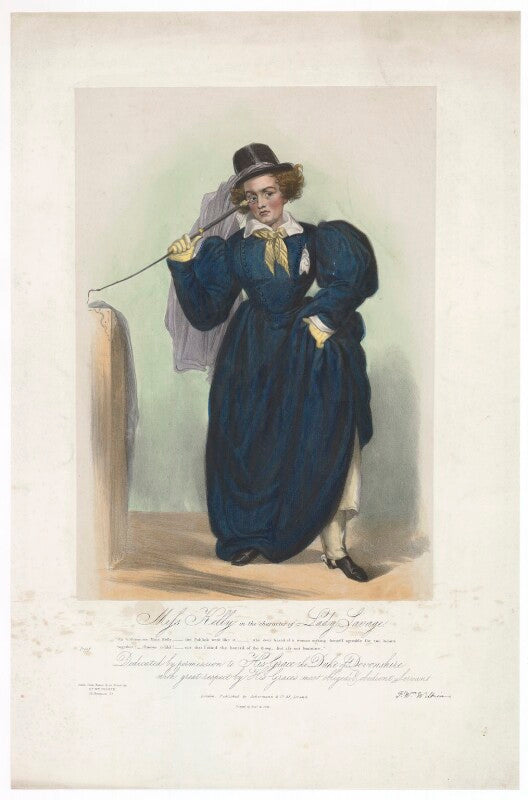 Frances ('fanny') maria kelly as lady savage npg d36788