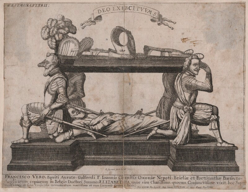Monument to sir francis vere in westminster abbey npg d45992