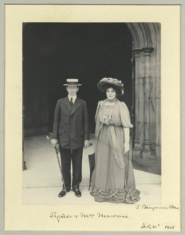 Guglielmo marconi; hon. beatrice marconi (née o'brien, later marquise di montecorona) npg x44868