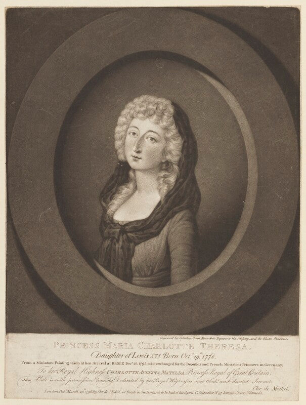 Marie thérèse charlotte, duchesse d'angoulême npg d15839