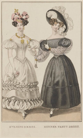 'Evening Dress. Dinner Party Dress', January 1829 NPG D47652