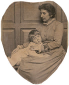 Hubert Edward Dannreuther; Chariclea Anthea Euterpe Dannreuther (née Ionides) NPG x197461