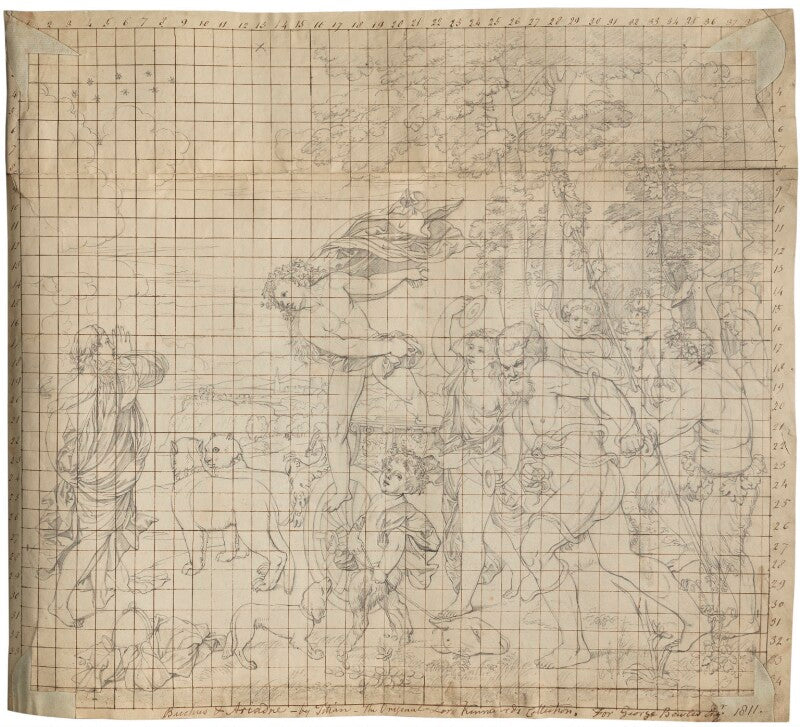 Bacchus and ariadne npg d17428