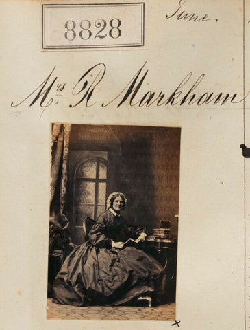 Jane Markham (née Clayton) ('Mrs R Markham') NPG Ax58651