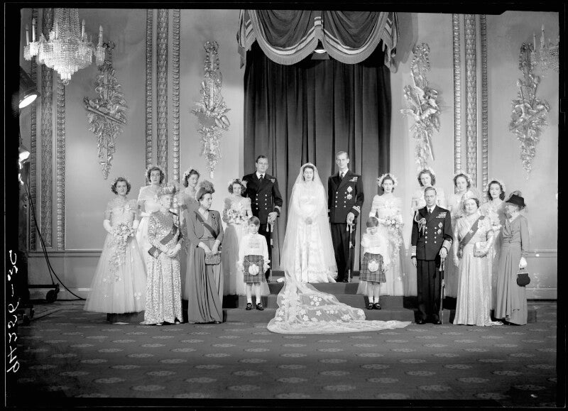 Wedding of queen elizabeth ii and prince philip, duke of edinburgh npg x158910