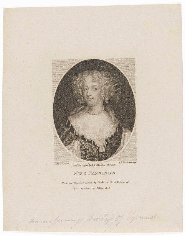 Frances talbot (née jenyns (jennings)), duchess of tyrconnel (formerly lady hamilton) npg d30592