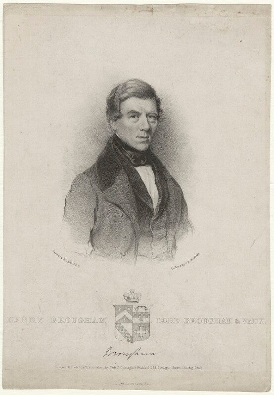 Henry brougham, 1st baron brougham and vaux npg d32201