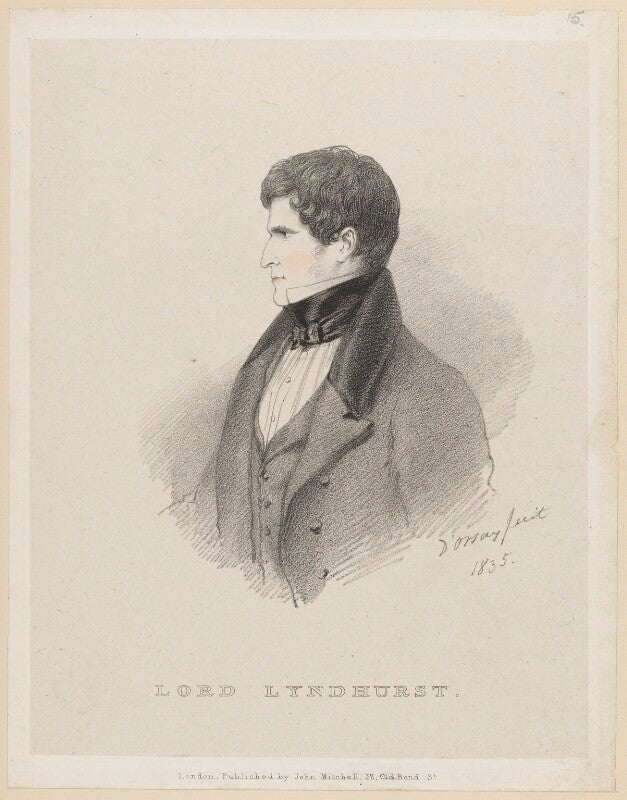 John singleton copley, baron lyndhurst npg d46227