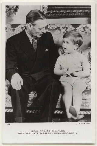 King George VI; King Charles III NPG x193002