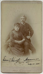 Marie Effie (née Wilton), Lady Bancroft; Sir Squire Bancroft (né Butterfield) NPG x1525