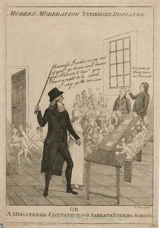 William moodie ('modern moderation strikingly displayed   or   a ministerial visitation of a sabbath evening school') npg d20505