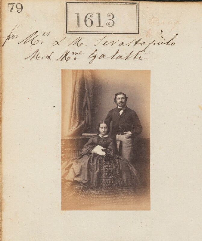 Monsieur galatti; madame galatti npg ax51007