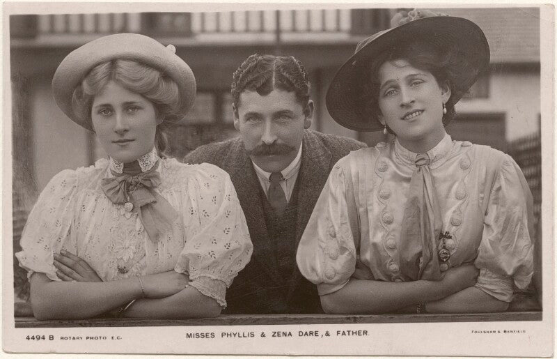 Zena dare, phyllis dare and arthur albert dones npg x201044