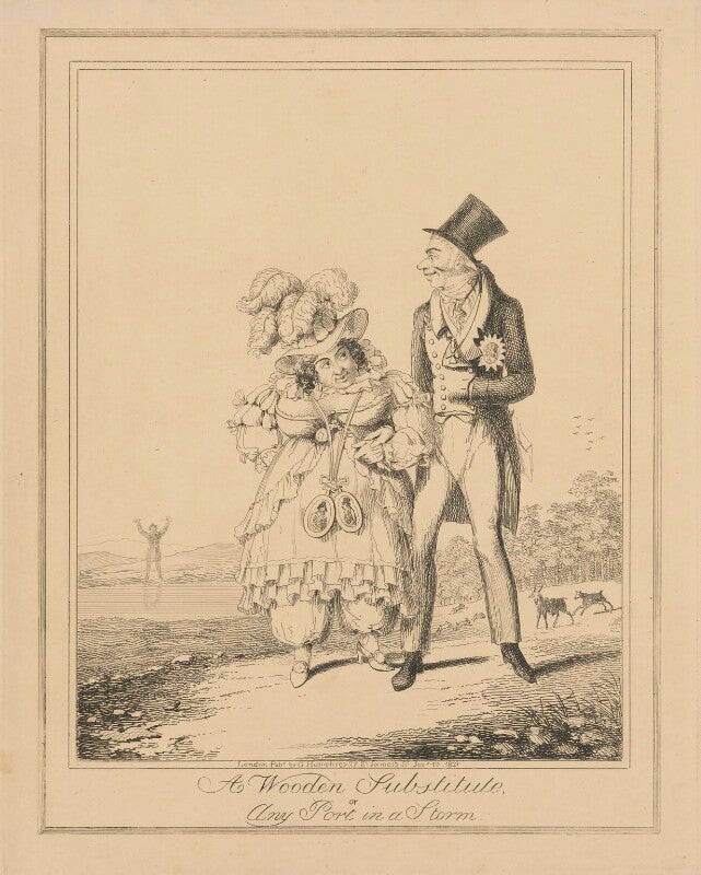 A wooden substitute, or any port in a storm npg d17906a