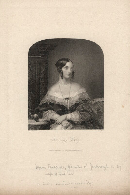 Marie adelaide oxenbridge (née maude) when lady worsley npg d5442