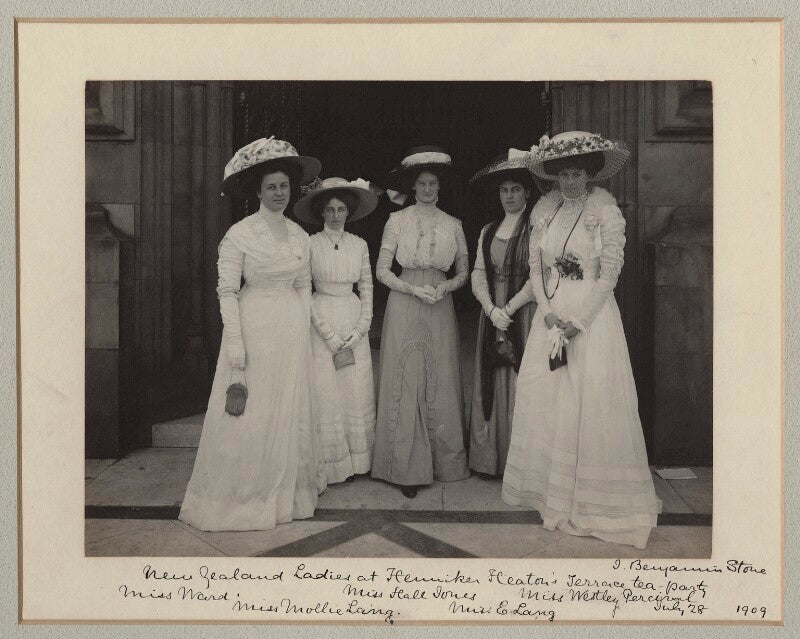 'new zealand ladies at henniker heaton's terrace tea party' npg x135591