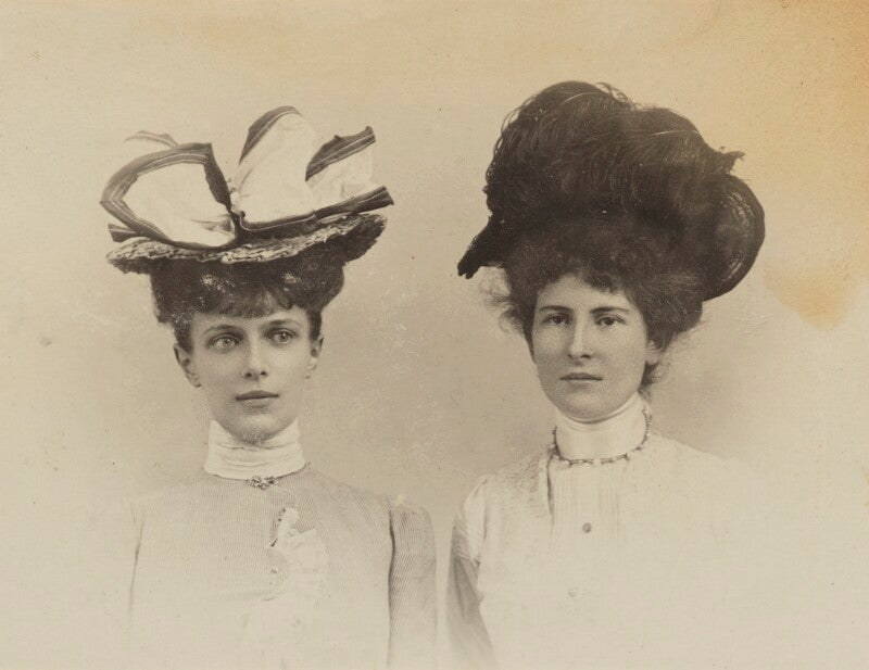 Baroness catherine d'erlanger and baba d'erlanger, princesse jean louis de faucigny lucinge npg ax105735