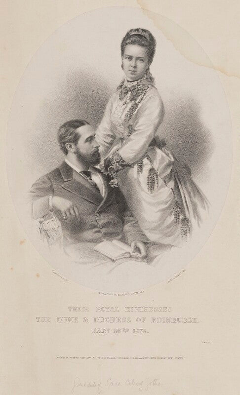 Prince alfred, duke of edinburgh and saxe coburg and gotha; marie alexandrovna, duchess of edinburgh npg d33782