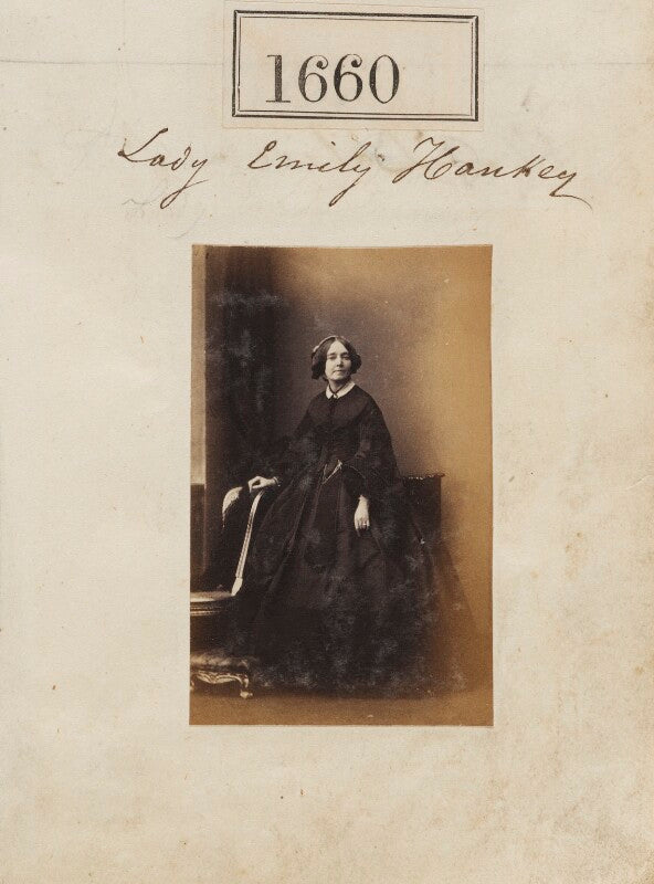 Lady emily arabel georgiana hankey (née butler) npg ax51052