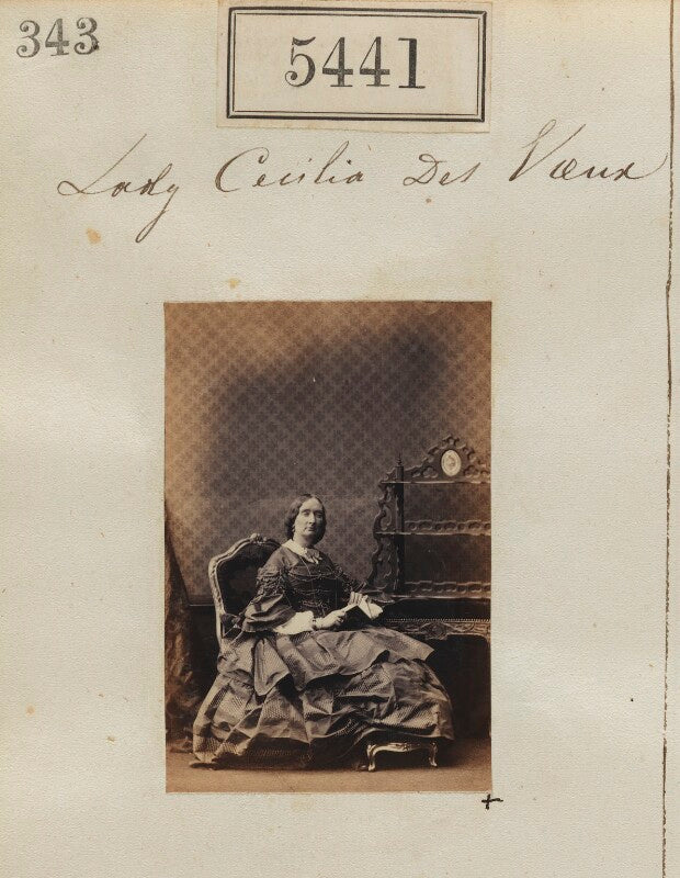 Lady cecilia des voeux (née paulet) npg ax55401