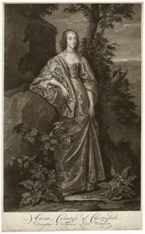 Katherine stanhope (née wotton), countess of chesterfield npg d33070