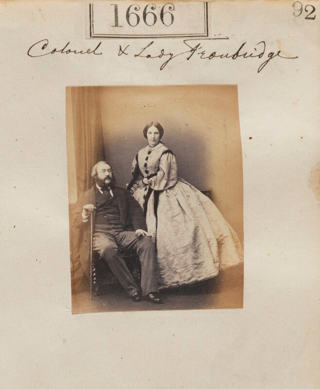 Sir thomas st vincent hope cochrane troubridge, 3rd bt; louisa jane (née gurney), lady troubridge npg ax51059